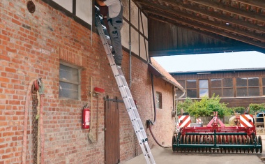 Günzburger bietet ein breites Sortiment an Qualitätsleitern für die Landwirtschaft