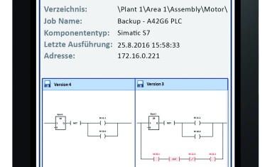 Auvesy: Strukturierte Datensicherung und Versionsverwaltung für industrielle Steuerungsprogramme
