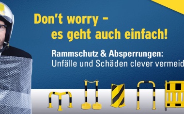Denios: Praxis-Ratgeber für Rammschutz und Absperrungen