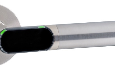 primion: Mechanik und Stromversorgung im Türdrücker