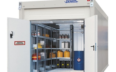 Denios: Keine Experimente – Ausstattung für Gefahrstofflager