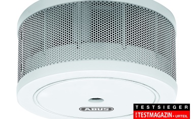 Zweifacher Testsieger: der Abus Mini-Rauchmelder