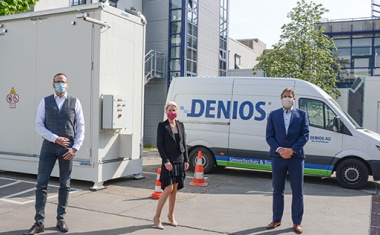 Denios spendet Desinfektionsmittellager