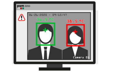 Primion-Zugangskontrolle in Corona-Zeiten: Bei Fieber bleiben die Türen zu