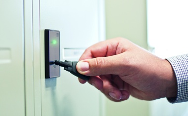 Winkhaus Bluesmart öffnet Spindtüren