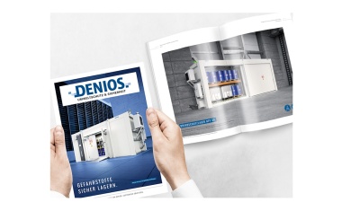 Broschüre „Gefahrstoffe sicher lagern“ von Denios