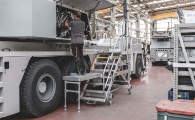 Spezielle Arbeitsplattformen von Munk Günzburger Steigtechnik