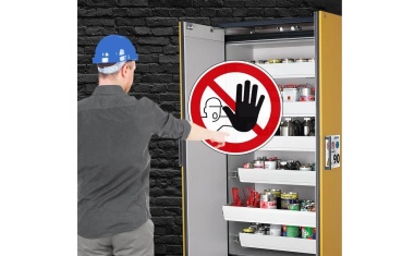 Denios: Gefahrstoffe vor unbefugtem Zugang schützen