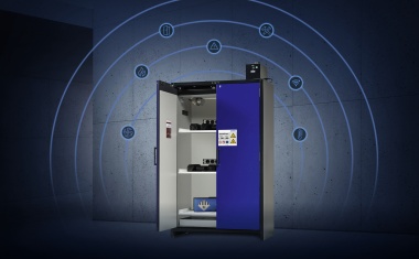 Denios SmartStore connect überwacht Lithium-Akkus