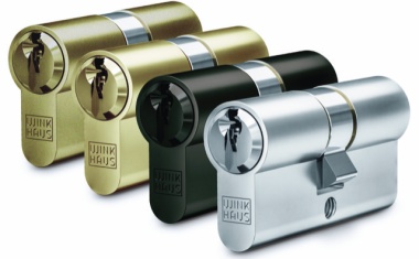 Mechanische Winkhaus Zylinder in Mattschwarz