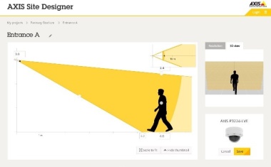 Axis Site Designer tool