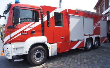 Securitas präsentiert modernste Löschfahrzeuge