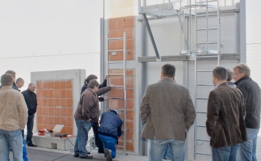 Steigleiter-Werktag bei Günzburger