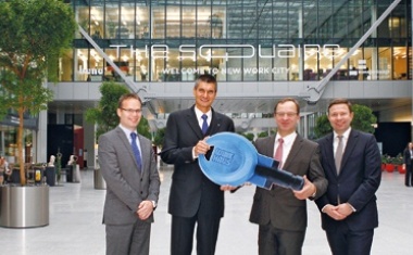 Zuverlässige Zutrittsteuerung und maximale Flexibilität für „The Squaire“