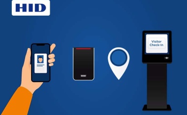 Sicherheit am Arbeitsplatz mit Lösungen von HID für eine kontaktlose Zutrittskontrolle