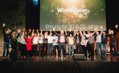 Securiton Deutschland ehrt langjährige Mitarbeiter