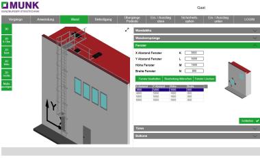 Neuer Steigleiter-Konfigurator erleichtert Planung