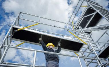 Munk Günzbürger Steigtechnik präsentiert neue Ergo-Plattform mit 40% weniger Gewicht