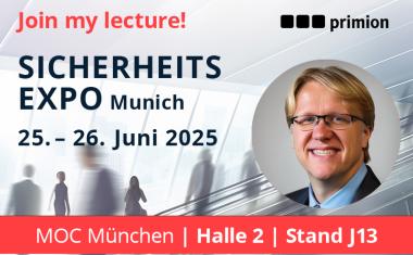 Primion auf der SicherheitsExpo 2025: Converged Security live erleben