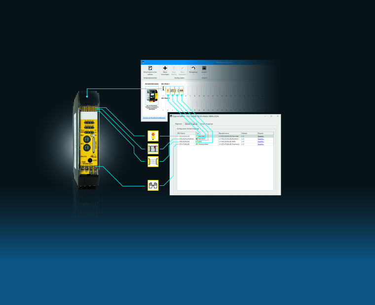 Einfache Konfiguration der Hardware