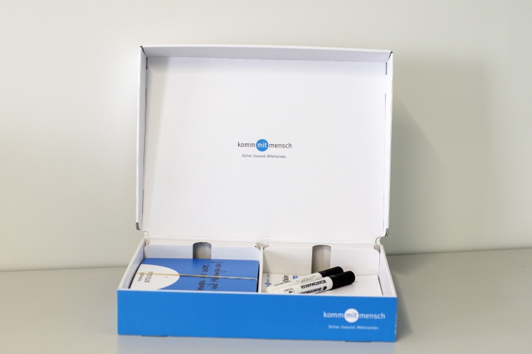 Dialogbox für die Arbeit vor Ort