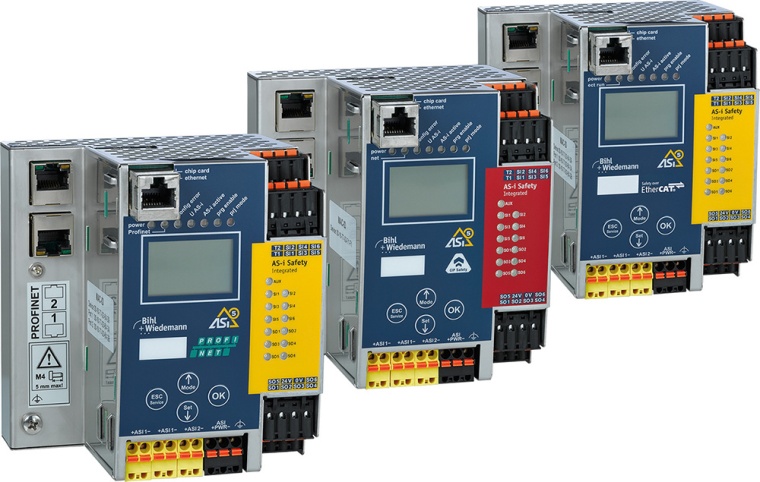 Die ersten ASi-5/ASi-3 Gateways von Bihl+Wiedemann für PROFIsafe über...