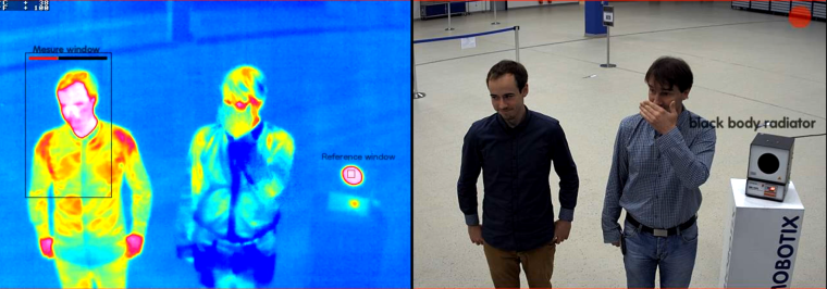 Screenshot mit Messung, Livebild