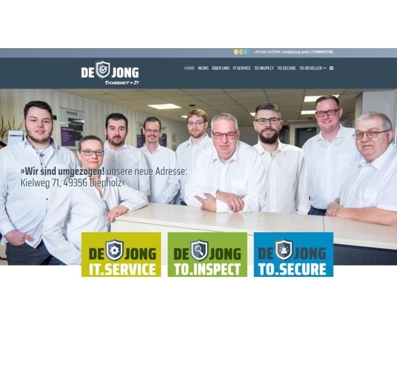 Photo: De Jong: Sicherheit von Zutrittskontrolle bis IT