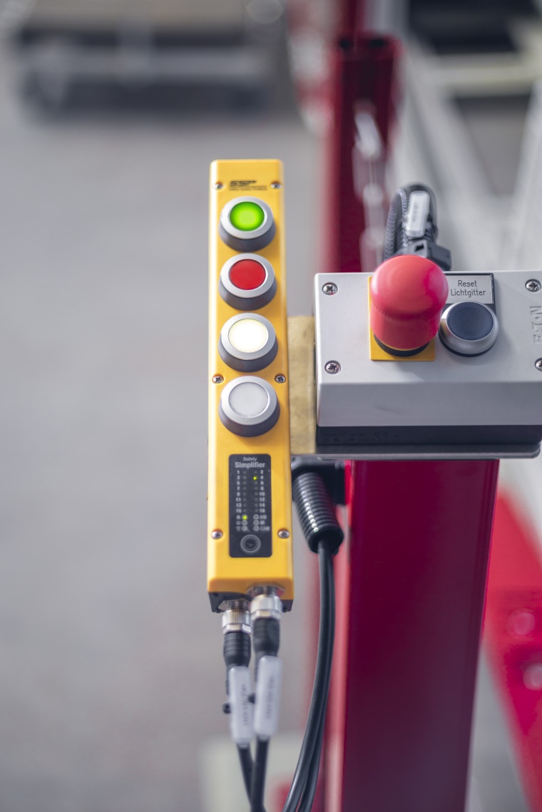 Safety Simplifier an der Aufgabe Station