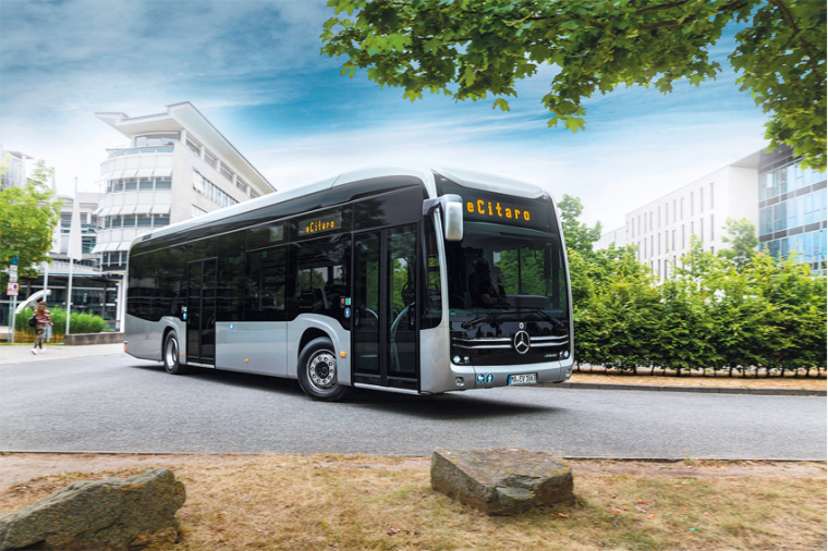 Elektrisch: Der Mercedes-Benz eCitaro © Daimler Truck