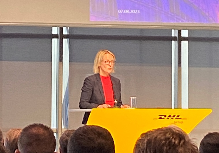 Melanie Kreis, CFO der DHL Group. (c) Wiley/GIT SICHERHEIT
