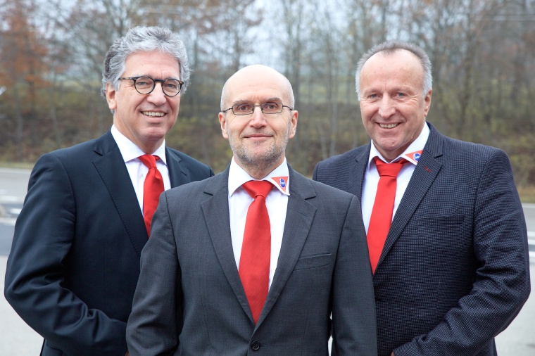 Neue Dreierspitze bei Hymer-Leichtmetallbau: Jochen Kirchner, Jörg Nagel und...