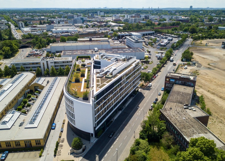 Das Bürogebäude „The Ship“: Ausgestattet für das neue Arbeiten mit...