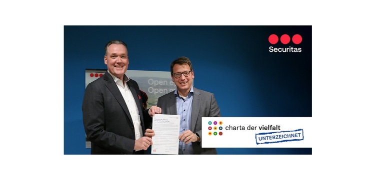 Ralf Brümmer (l.) und Arbeitsdirektor Sven Middelhauve. Bild: Securitas