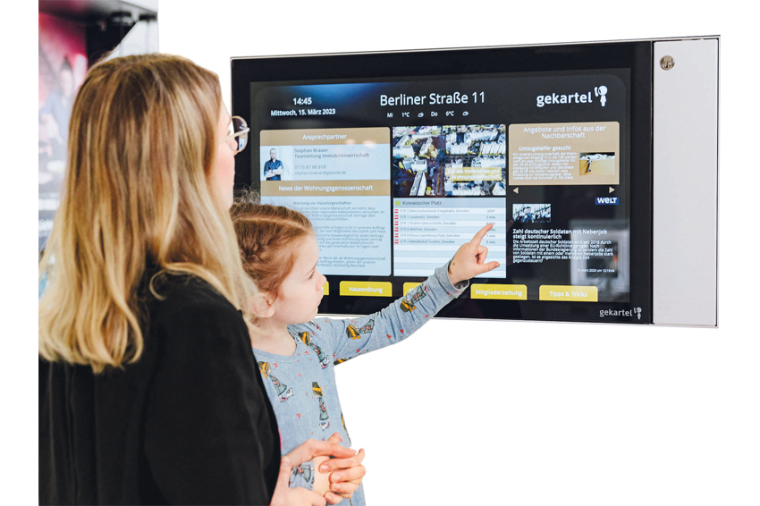 Die digitale Haustafel von Gekartel war Prüfgegenstand zur Erarbeitung einer...