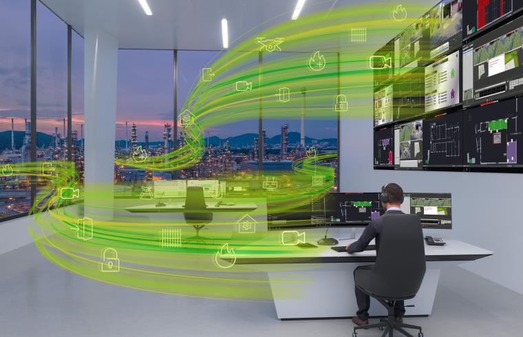 Datenströme von Sicherheitssystemen nehmen zu. Applikationen für das...